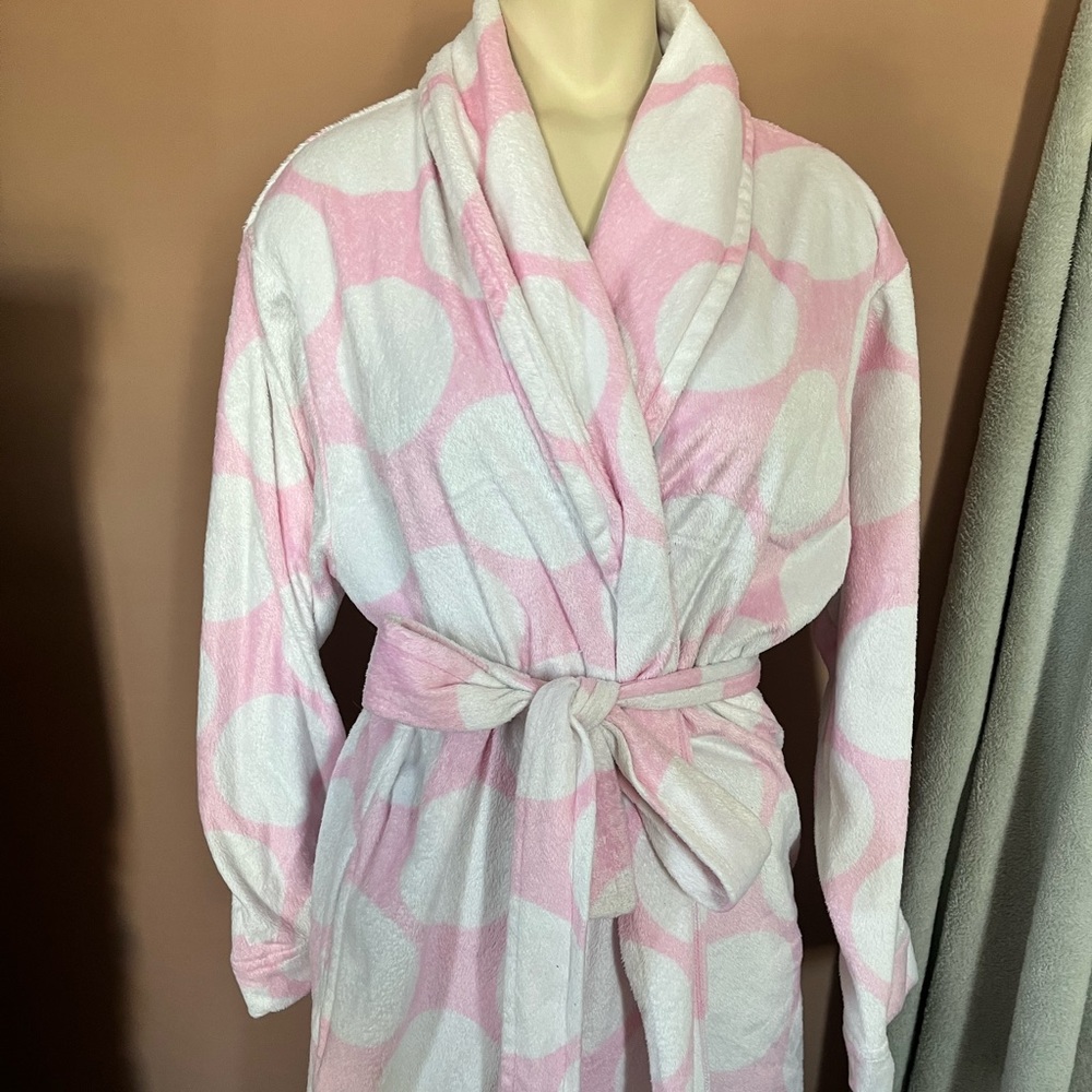 Pink Polka Dot Robe!